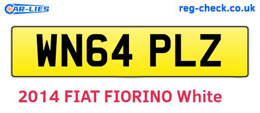 WN64PLZ are the vehicle registration plates.