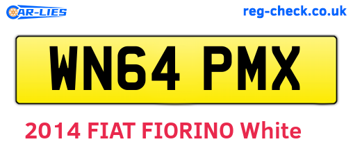 WN64PMX are the vehicle registration plates.