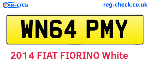 WN64PMY are the vehicle registration plates.