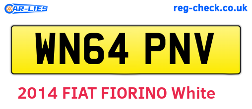 WN64PNV are the vehicle registration plates.