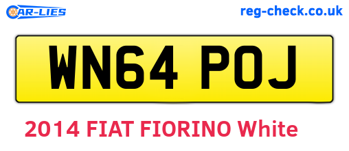 WN64POJ are the vehicle registration plates.