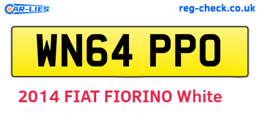 WN64PPO are the vehicle registration plates.