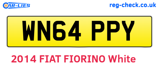WN64PPY are the vehicle registration plates.