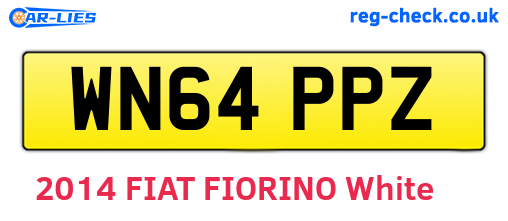 WN64PPZ are the vehicle registration plates.