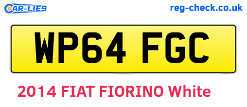 WP64FGC are the vehicle registration plates.