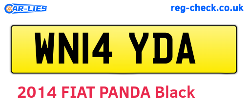 WN14YDA are the vehicle registration plates.