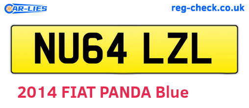 NU64LZL are the vehicle registration plates.
