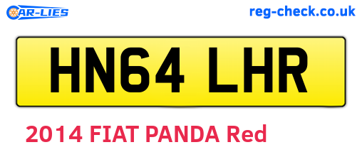 HN64LHR are the vehicle registration plates.