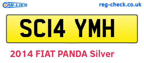 SC14YMH are the vehicle registration plates.