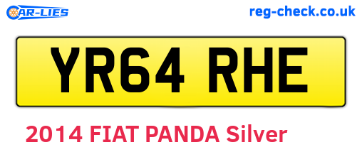 YR64RHE are the vehicle registration plates.