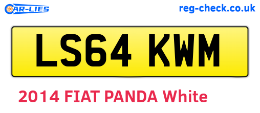 LS64KWM are the vehicle registration plates.