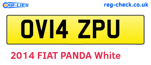 OV14ZPU are the vehicle registration plates.