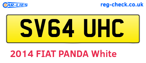 SV64UHC are the vehicle registration plates.