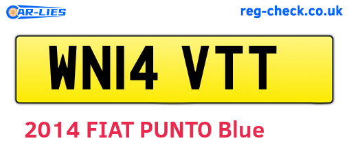WN14VTT are the vehicle registration plates.