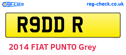 R9DDR are the vehicle registration plates.