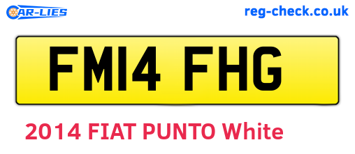 FM14FHG are the vehicle registration plates.