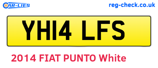YH14LFS are the vehicle registration plates.