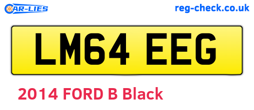 LM64EEG are the vehicle registration plates.