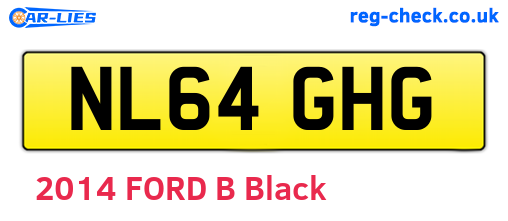 NL64GHG are the vehicle registration plates.