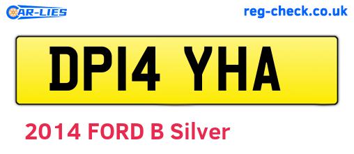 DP14YHA are the vehicle registration plates.