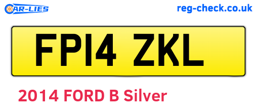 FP14ZKL are the vehicle registration plates.