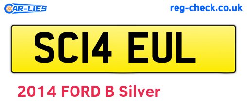 SC14EUL are the vehicle registration plates.