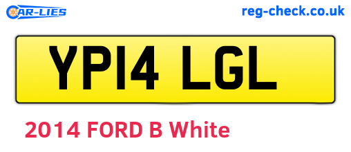 YP14LGL are the vehicle registration plates.