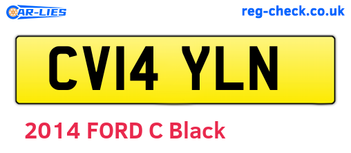 CV14YLN are the vehicle registration plates.