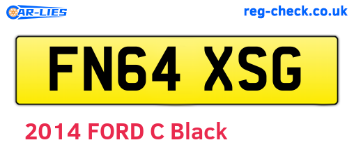 FN64XSG are the vehicle registration plates.