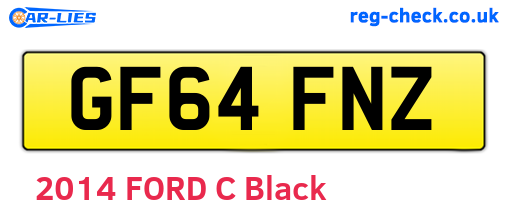 GF64FNZ are the vehicle registration plates.