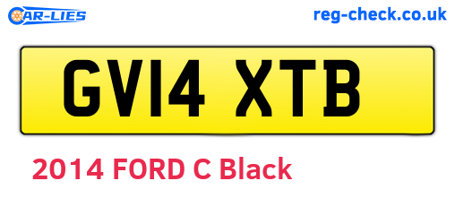 GV14XTB are the vehicle registration plates.