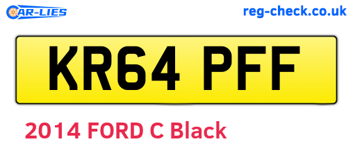 KR64PFF are the vehicle registration plates.
