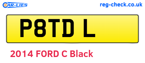 P8TDL are the vehicle registration plates.
