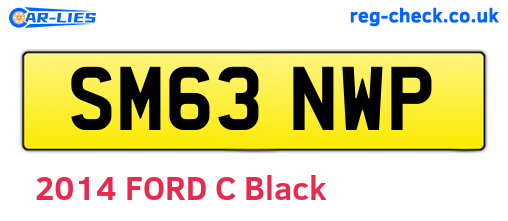 SM63NWP are the vehicle registration plates.