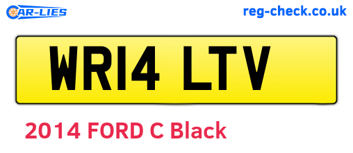 WR14LTV are the vehicle registration plates.