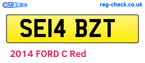 SE14BZT are the vehicle registration plates.
