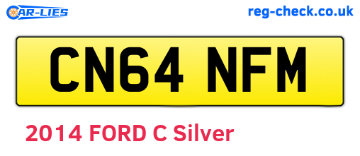 CN64NFM are the vehicle registration plates.