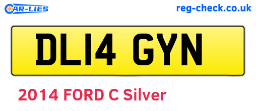 DL14GYN are the vehicle registration plates.