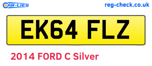 EK64FLZ are the vehicle registration plates.