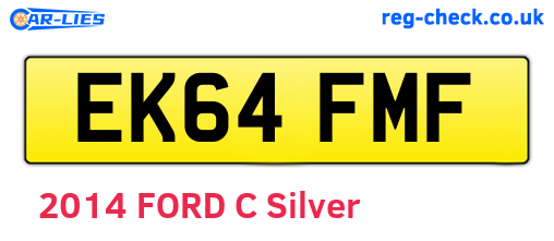 EK64FMF are the vehicle registration plates.