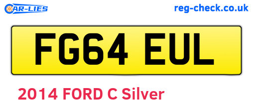FG64EUL are the vehicle registration plates.