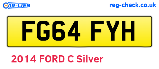 FG64FYH are the vehicle registration plates.