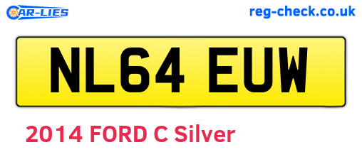 NL64EUW are the vehicle registration plates.