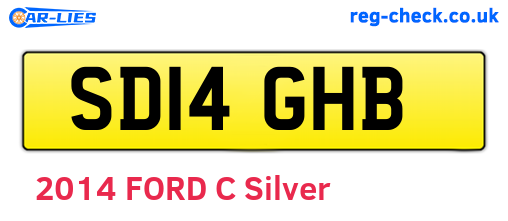 SD14GHB are the vehicle registration plates.