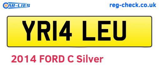 YR14LEU are the vehicle registration plates.