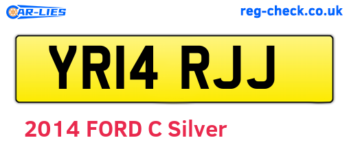 YR14RJJ are the vehicle registration plates.