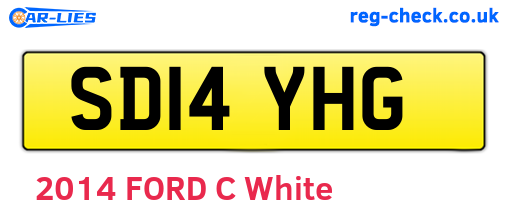 SD14YHG are the vehicle registration plates.
