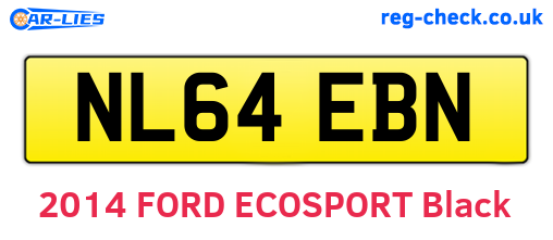 NL64EBN are the vehicle registration plates.
