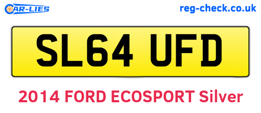 SL64UFD are the vehicle registration plates.
