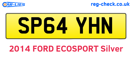 SP64YHN are the vehicle registration plates.